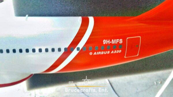 Model of Airbus A330-200 with detailed craftsmanship.